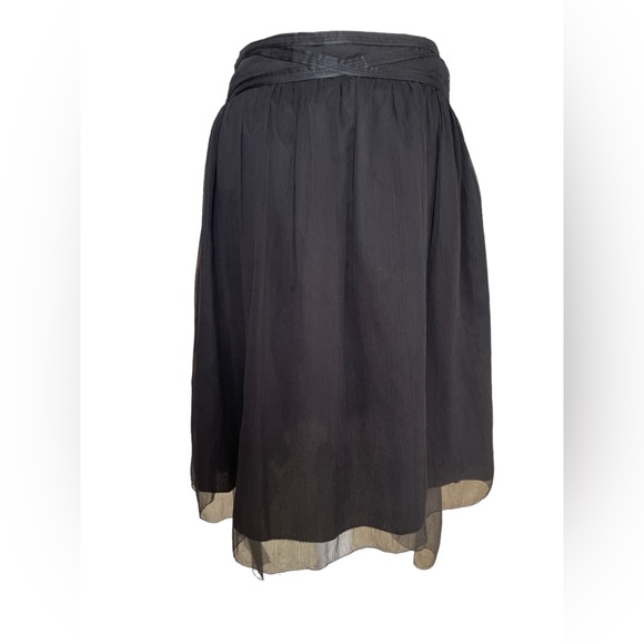 VINTAGE ARMANI EXCHANGE SKIRT. BLACK. SIZE 2 - Picture 3 of 10